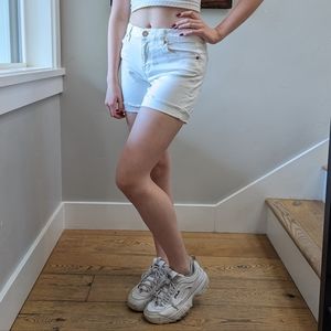 Cabi White Denim Shorts, size 2